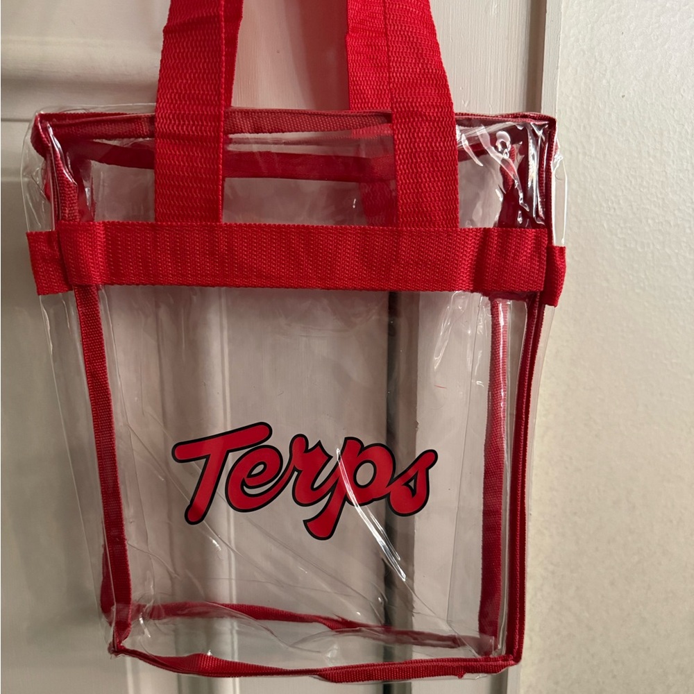 New University of Maryland Clear Stadium Bag